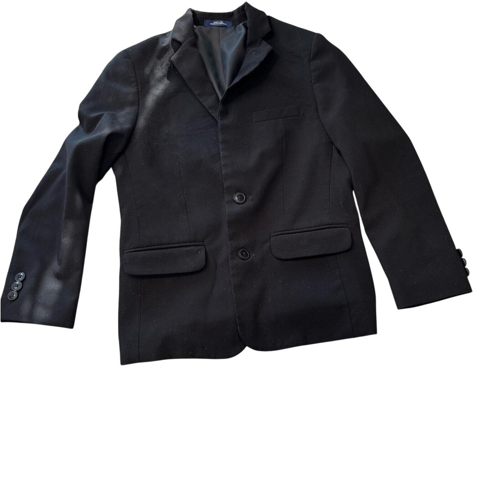 Chaps youth boys size 10 black suit jacket, formal wear, funeral, sports coat